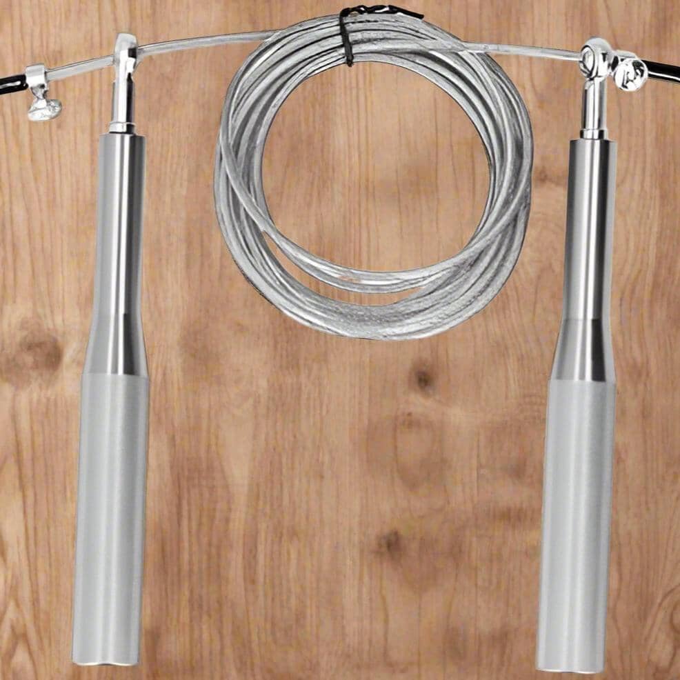 Corde à Sauter - JumpRopeCrossfit™ - Argent - Dynamique Sport