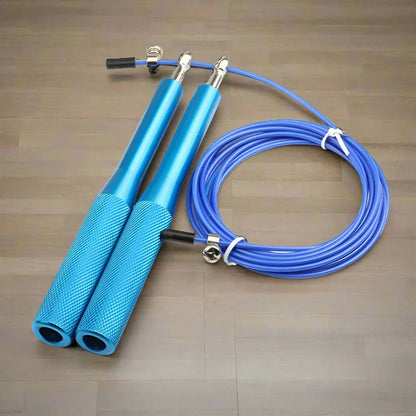 Corde à Sauter - JumpRopeCrossfit™ - Bleu - Dynamique Sport