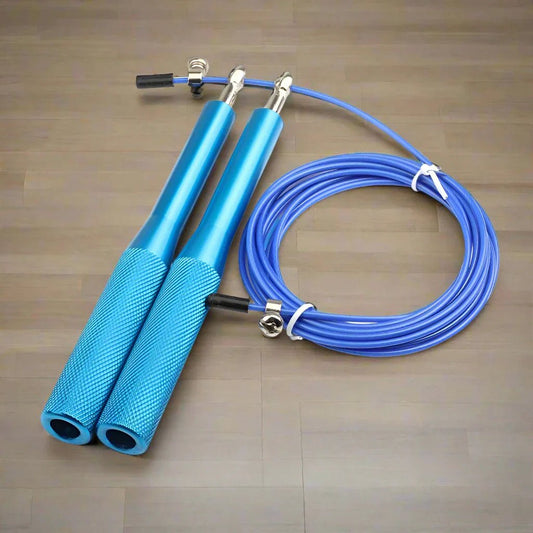 Corde à Sauter - JumpRopeCrossfit™ - Bleu - Dynamique Sport