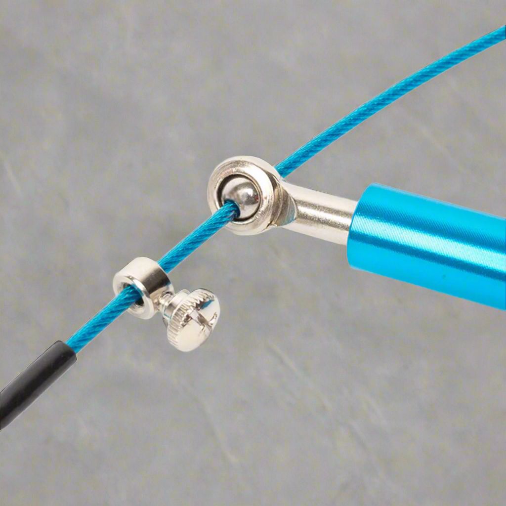 Corde à Sauter - JumpRopeCrossfit™ - Bleu - Dynamique Sport