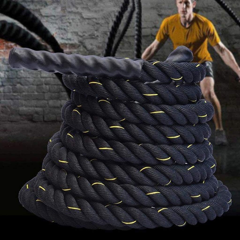 Corde Musculation - TitanSkip™ - Jaune - Dynamique Sport