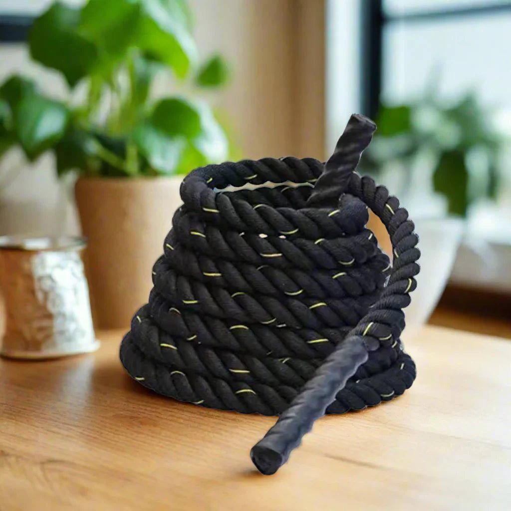 Corde Musculation - TitanSkip™ - Jaune - Dynamique Sport