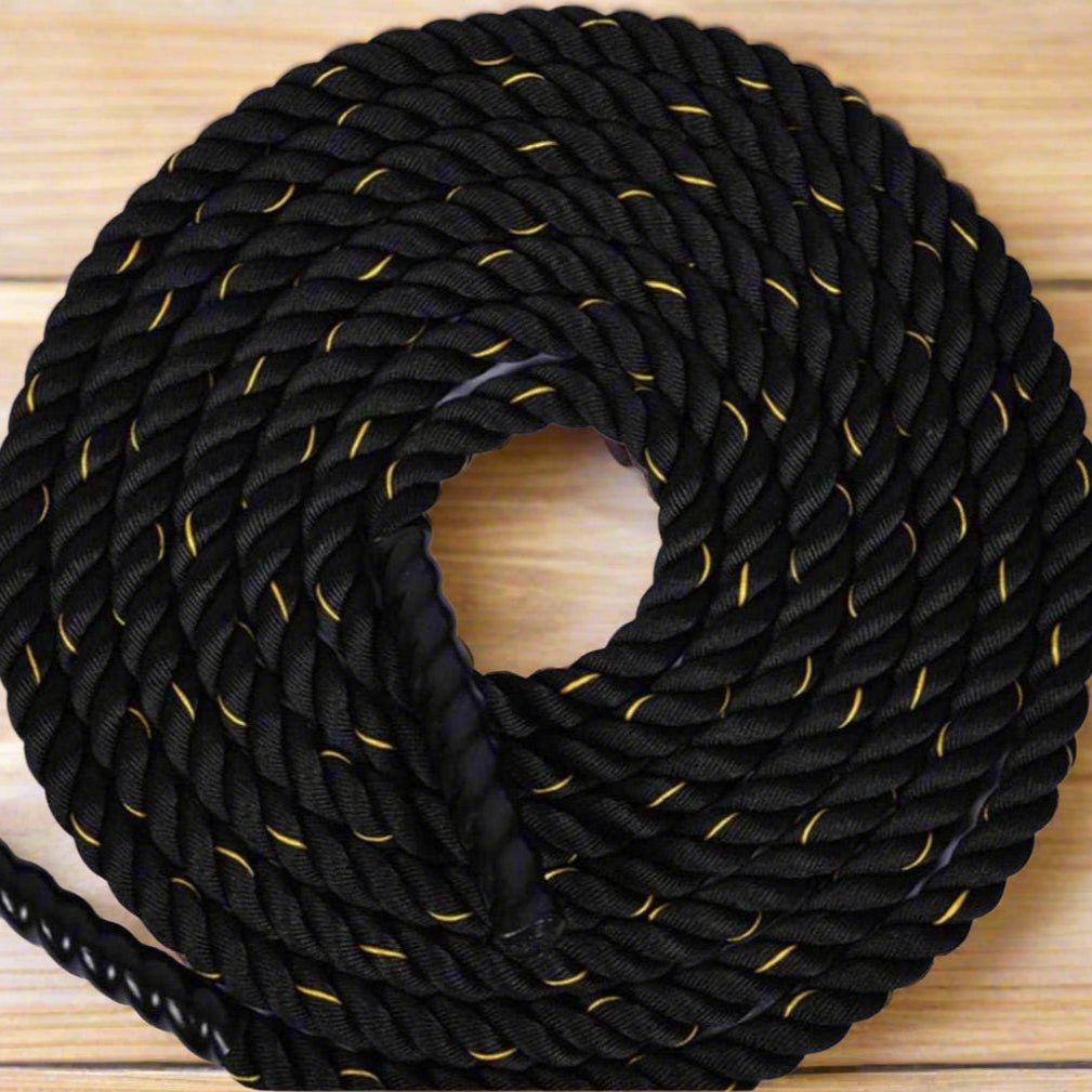 Corde Musculation - TitanSkip™ - Jaune - Dynamique Sport