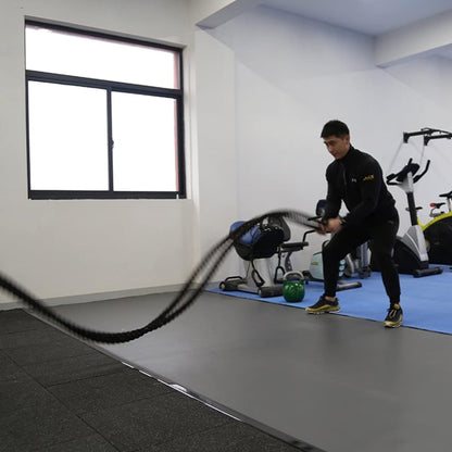 Corde Musculation - TitanSkip™ - Noir - Dynamique Sport