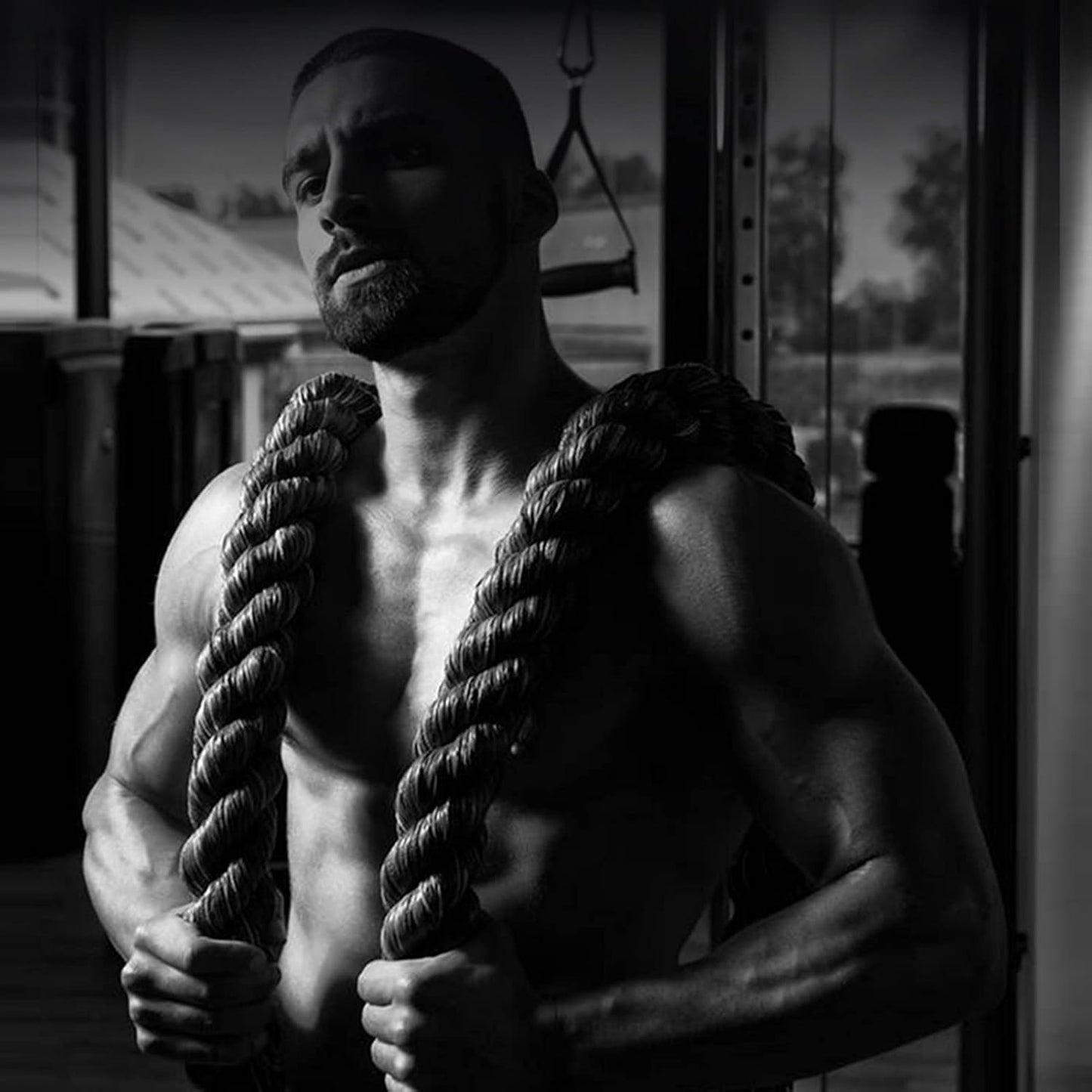 Corde Musculation - TitanSkip™ - Noir - Dynamique Sport