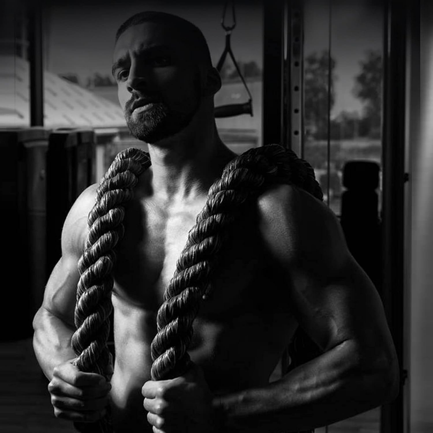Corde Musculation - TitanSkip™ - Noir - Dynamique Sport