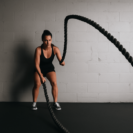 Corde Musculation - TitanSkip™ - Noir - Dynamique Sport