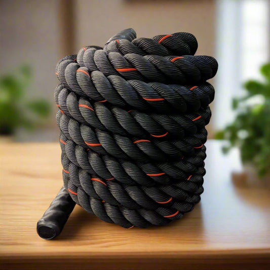 Corde Musculation - TitanSkip™ - Rouge - Dynamique Sport