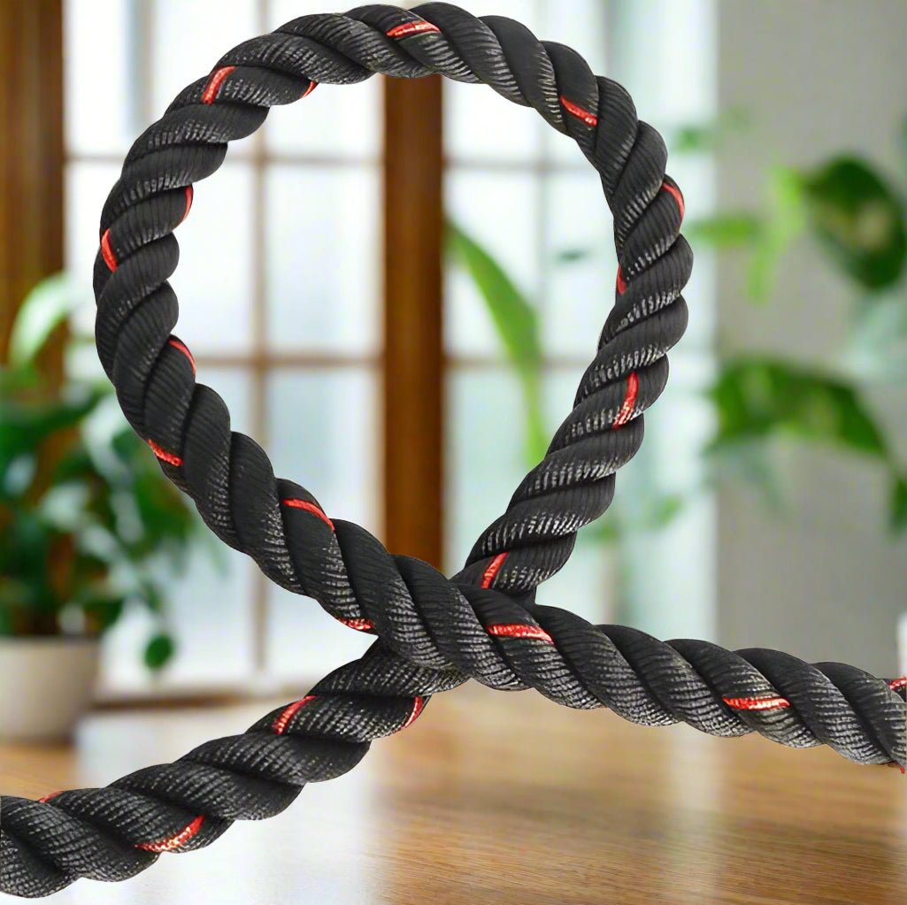 Corde Musculation - TitanSkip™ - Rouge - Dynamique Sport