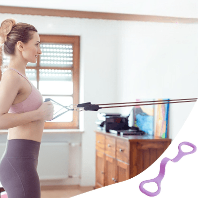Elastique Fitness - FlexBandPro™ - Mauve - Dynamique Sport