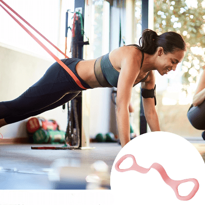 Elastique Fitness - FlexBandPro™ - Rose - Dynamique Sport
